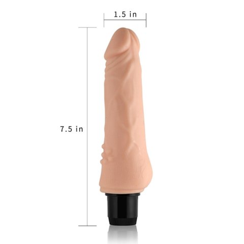 7.5'' Xtreme Feel Cyberskin Vibrator Lovetoy 7.5'' Xtreme Feel Cyberskin Vibrator Lovetoy