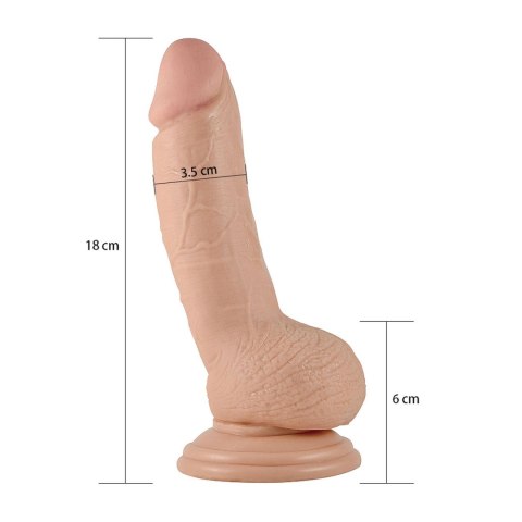 7"" Real Extreme Dildo Flesh Lovetoy