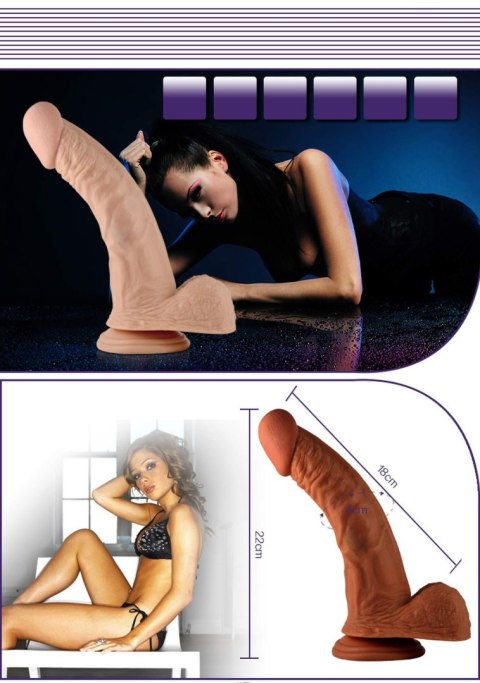 8.5"" Real Extreme Dildo Flesh Lovetoy