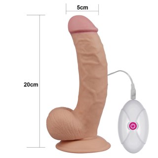 8.5"" The Ultra Soft Dude Vibrating Lovetoy
