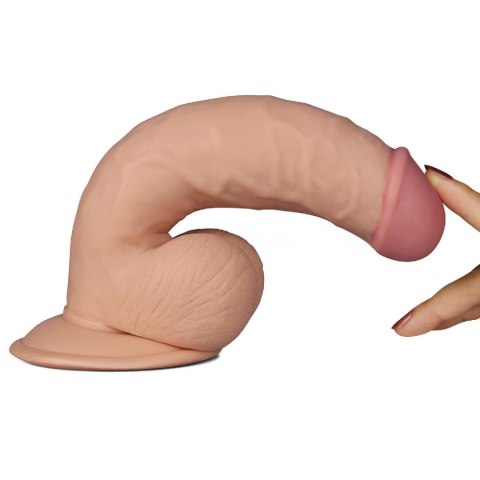 8.5"" The Ultra Soft Dude Vibrating Lovetoy