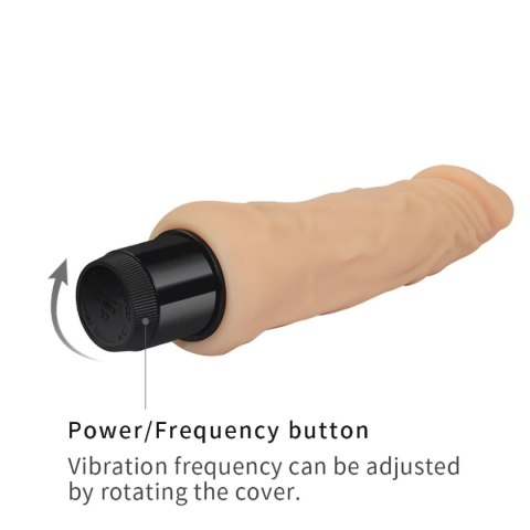 8'' Xtreme Feel Cyberskin Vibrator Lovetoy 8'' Xtreme Feel Cyberskin Vibrator Lovetoy