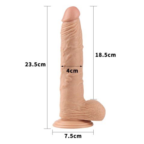 9.5'' Real Extreme Dildo Flesh Lovetoy