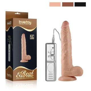 9.5'' Real Extreme Vibrating Dildo Flesh Lovetoy