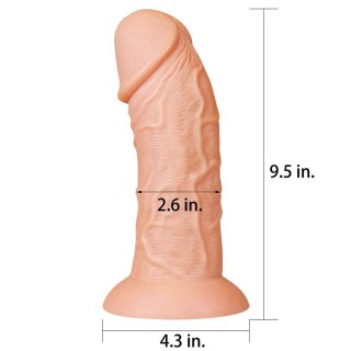 9.5'' Realistic Curved Dildo Lovetoy