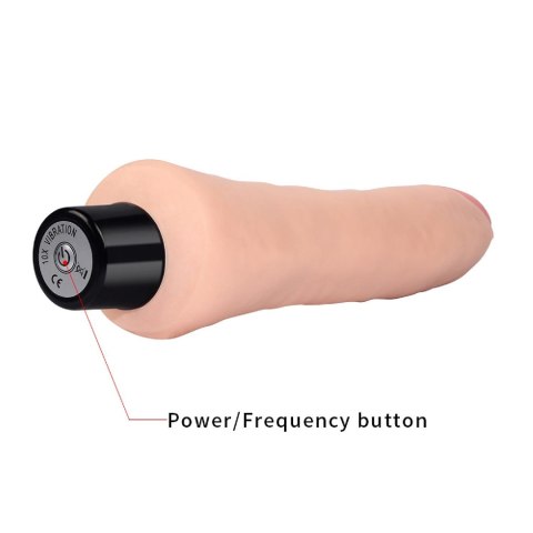 9"" REAL SOFTEE Vibrating Dildo Lovetoy