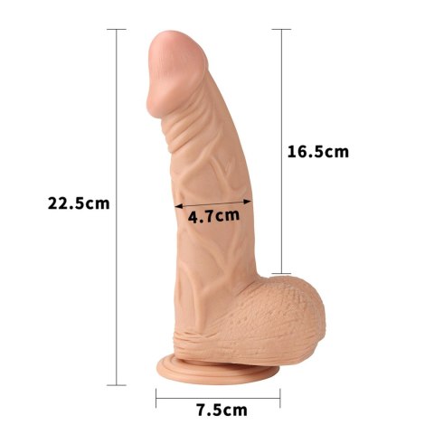 9"" Real Extreme Dildo Flesh Lovetoy