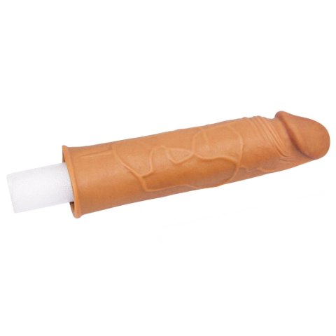 Add 1"" Pleasure X Tender Penis Sleeve Brown Lovetoy Add 1"" Pleasure X Tender Penis Sleeve Brown Lovetoy
