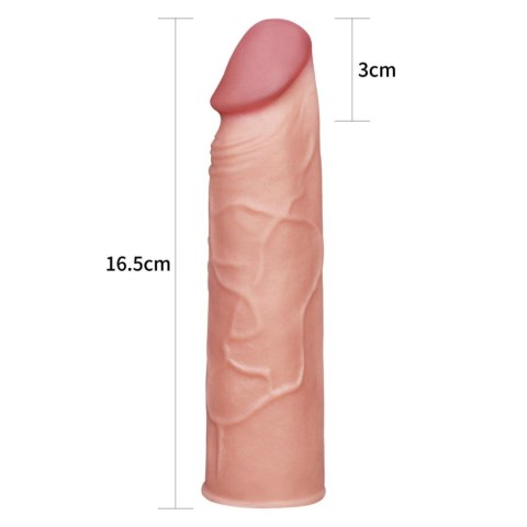 Add 1"" Pleasure X Tender Penis Sleeve Flesh Lovetoy Add 1"" Pleasure X Tender Penis Sleeve Flesh Lovetoy