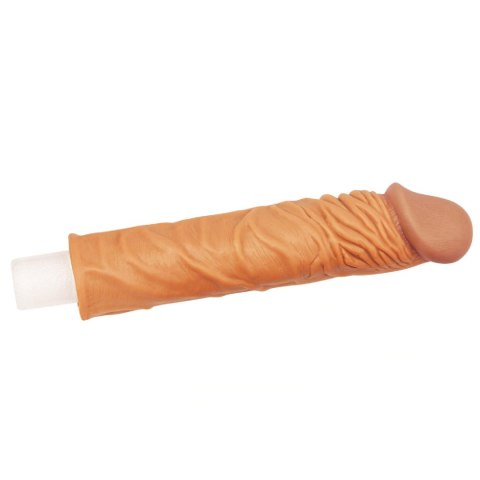 Add 2"" Pleasure X Tender Penis Sleeve Brown Lovetoy Add 2"" Pleasure X Tender Penis Sleeve Brown Lovetoy
