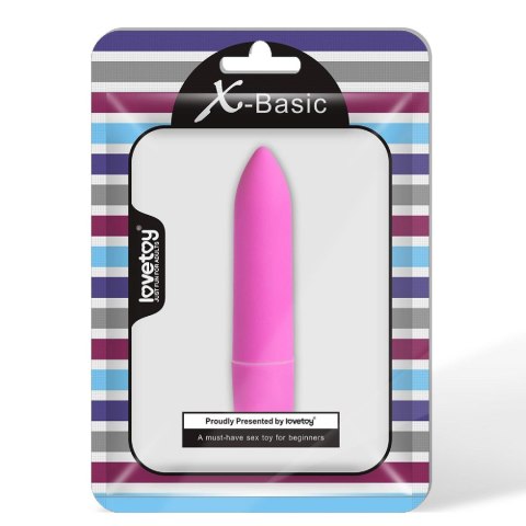 X-Basic Bullet Long 10 speeds Pink Lovetoy X-Basic Bullet Long 10 speeds Pink Lovetoy