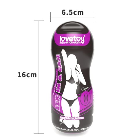 Sex In A Can Vagina Stamina Tunnel - Vibrating Lovetoy Sex In A Can Vagina Stamina Tunnel - Vibrating Lovetoy