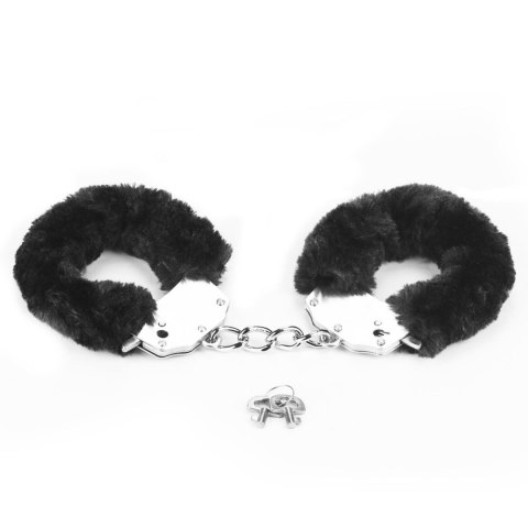 Fetish Pleasure Fluffy Handcuffs Black Lovetoy Fetish Pleasure Fluffy Handcuffs Black Lovetoy