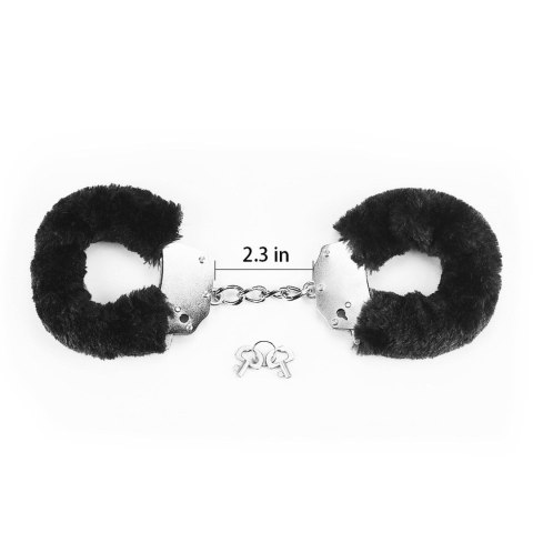 Fetish Pleasure Fluffy Handcuffs Black Lovetoy Fetish Pleasure Fluffy Handcuffs Black Lovetoy