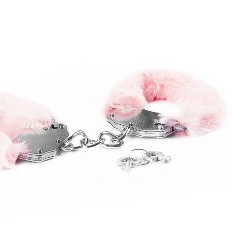 Fetish Pleasure Fluffy Handcuffs Pink Lovetoy