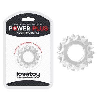POWER PLUS Cockring Clear Lovetoy