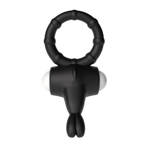 Power Clit Silicone Cockring Black Lovetoy Power Clit Silicone Cockring Black Lovetoy