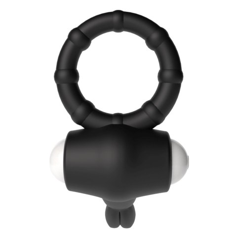 Power Clit Silicone Cockring Black Lovetoy Power Clit Silicone Cockring Black Lovetoy