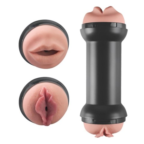 Training Master Double Side Stroker Mouth and Pussy Lovetoy