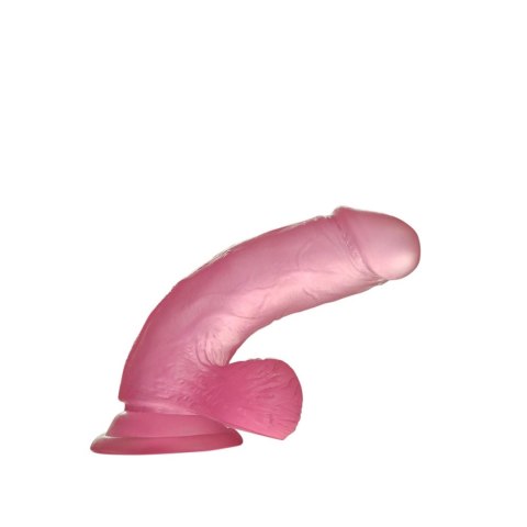6"" Jelly Studs Crystal Dildo Small Pink Lovetoy