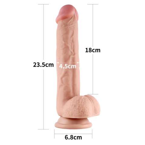 9.5'' Sliding Skin Dual Layer Dong Lovetoy 9.5'' Sliding Skin Dual Layer Dong Lovetoy