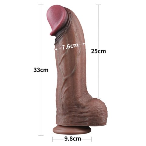 13"""" Dual Layered Silicone Cock XXL Lovetoy