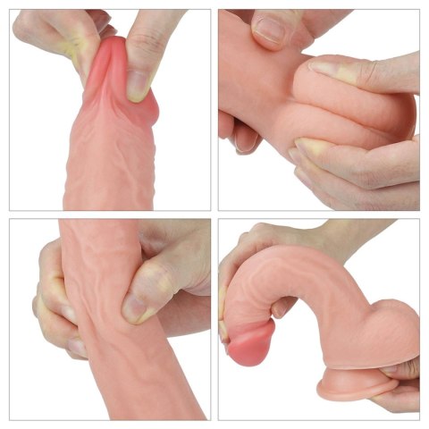 8'' Dual layered Platinum Silicone Cock Lovetoy
