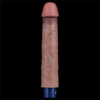 9" REAL SOFTEE Rechargeable Silicone Vibrating Dildo Lovetoy