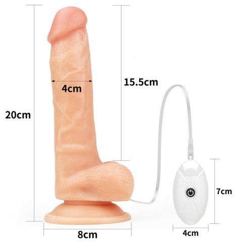 Vibrating Easy Strapon Set 7.5'' Lovetoy
