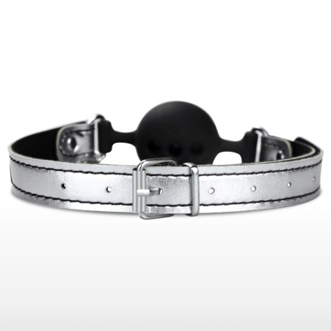 Breathable Ball Gag With Nipple Clamp Lovetoy Breathable Ball Gag With Nipple Clamp Lovetoy