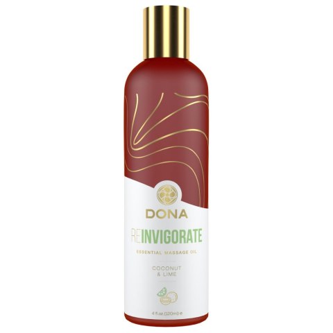 Dona - Essential Massage Oil Reinvigorate Coconut Lime 120 ml Dona Dona - Essential Massage Oil Reinvigorate Coconut Lime 120 ml Dona