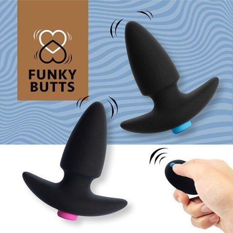 FeelzToys - FunkyButts Remote Controlled Butt Plug Set for Couples FeelzToys