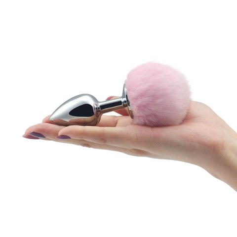 Pompon Metal Plug Small Pink Lovetoy Pompon Metal Plug Small Pink Lovetoy