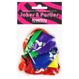 Super Dick Forever Bachelorette Balloons(Pack of 7) Lovetoy