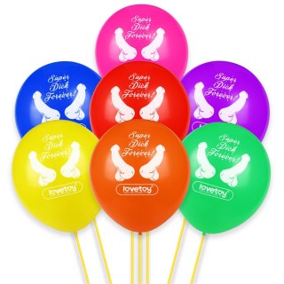 Super Dick Forever Bachelorette Balloons(Pack of 7) Lovetoy