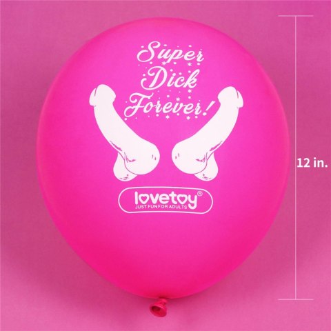 Super Dick Forever Bachelorette Balloons(Pack of 7) Lovetoy