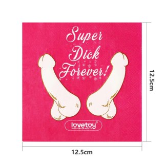 Super Dick Forever Bachelorette Paper Napkins(Pack of 10) Lovetoy