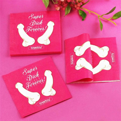 Super Dick Forever Bachelorette Paper Napkins(Pack of 10) Lovetoy