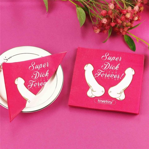 Super Dick Forever Bachelorette Paper Napkins(Pack of 10) Lovetoy