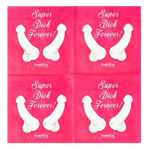 Super Dick Forever Bachelorette Paper Napkins(Pack of 10) Lovetoy