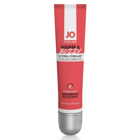 System JO - For Her Clitoral Stimulant Warming Warm & Buzzy 10 ml JO System JO - For Her Clitoral Stimulant Warming Warm & Buzzy 10 ml JO
