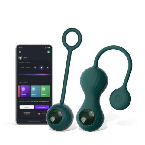 Magic Motion - Crystal Duo Smart Kegel Vibrator with Weight Set Magic Motion