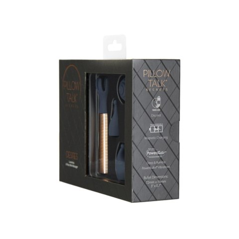 Pillow Talk - Secrets Choices 6 Piece Mini Massager Set Navy Blue/Rose Gold Pillow Talk