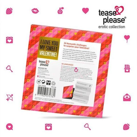 Valentine Advent Calendar (NL-DE-EN-FR-ES-IT-PL-RU-SE-NO) Tease & Please Valentine Advent Calendar (NL-DE-EN-FR-ES-IT-PL-RU-SE-NO) Tease & Please