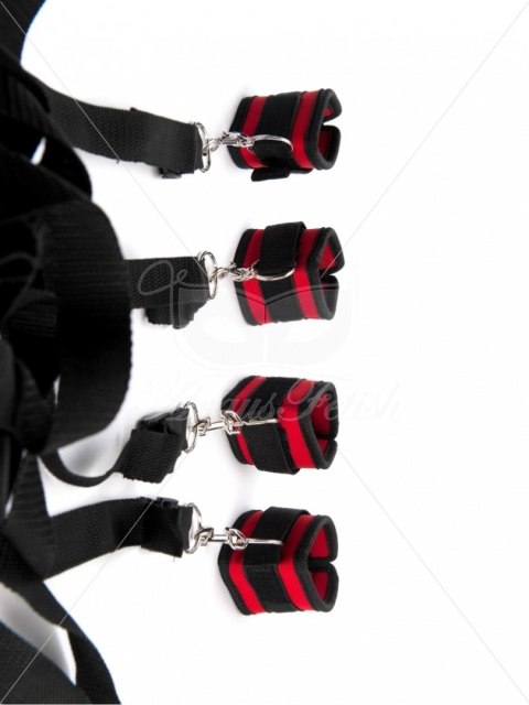 Red Wrist And Ankle Bed Restrain Argus Red Wrist And Ankle Bed Restrain Argus