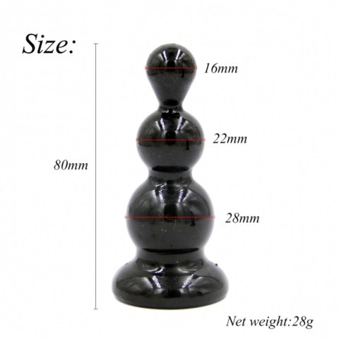 Rocket drill 3,2 inch black anal plug 3,2 inch / 8 cm Power Escorts Rocket drill 3,2 inch black anal plug 3,2 inch / 8 cm Power Escorts