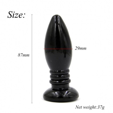 Rocket drill 3,4 inch black anal plug 3,4 inch / 8,7 cm Power Escorts Rocket drill 3,4 inch black anal plug 3,4 inch / 8,7 cm Power Escorts