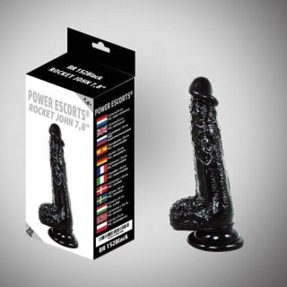 Rocket john black dildo 7,8 inch 20 cm Power Escorts