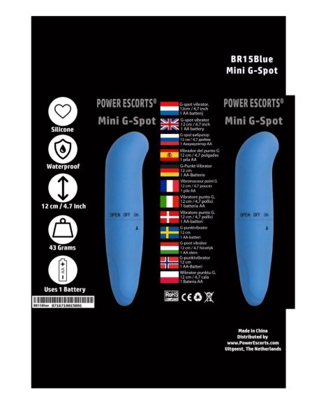Wibrator-Mini G Spot Vibrator Blue Power Escorts Wibrator-Mini G Spot Vibrator Blue Power Escorts