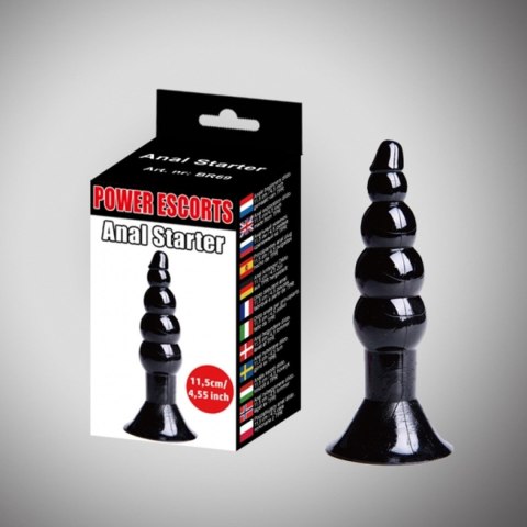 Anal starter black anal plug 11,5 cm Power Escorts Anal starter black anal plug 11,5 cm Power Escorts